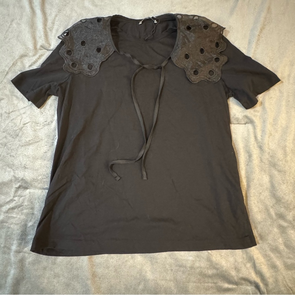 Zara Black Short Sleeve Tee
#1051